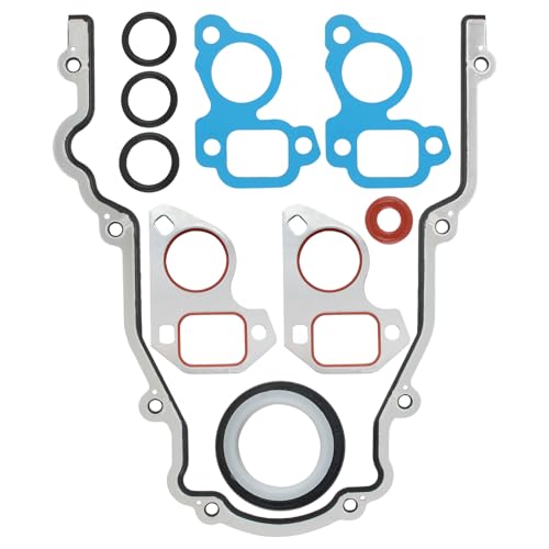 Image of GoaMotors Timing Cover Gasket Seal TCS45993 Water Pump Gaskets Main Seal Fits for GM for Chevrolet LS Series LS1 LS2 LS3 LS6 LQ9 LQ4 Vortec 4.8 5.3 5.7 6.0 for Pontiac G82 for Cadillac CTS