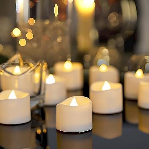 Homemory 48-Pack LED Tea Lights Cover