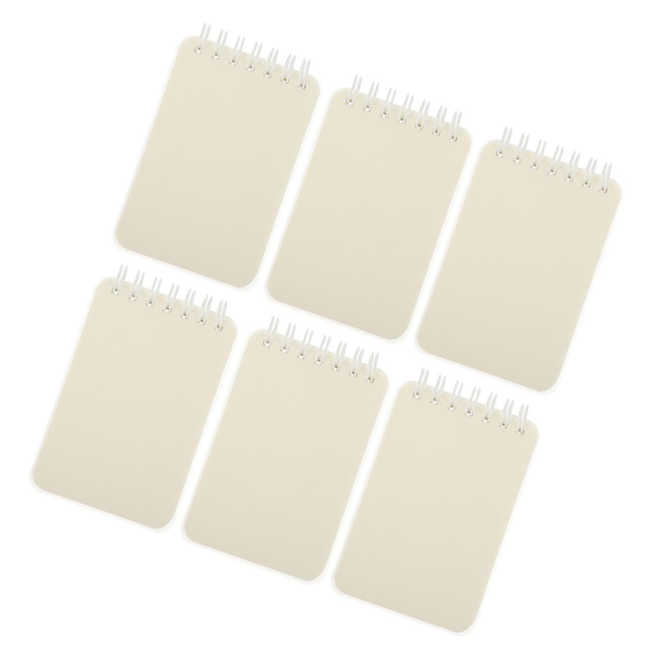 Gadpiparty 5 Set Libro A Spirale Quaderni Per La Scuola Tascabile Tascabile Blocchi Da Disegno Per Adulti Mini Stazionario Memo Blocco Note Piccolo Blocchi Per Schizzi Carta Bianca 6 Pezzi*5