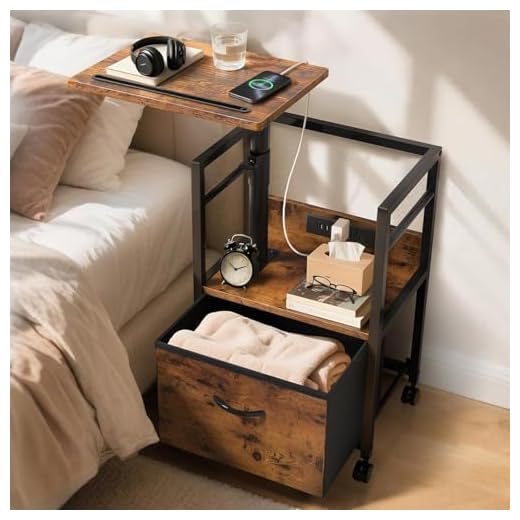 360° Adjustable Swivel Nightstand