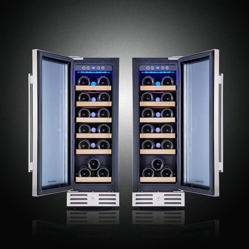 Kalamera KRC-70SS-WD Mini Fridge 18 Bottle - 12 Inch Wine Cooler Refrigerator, Built-In Or Freestanding thumb #6