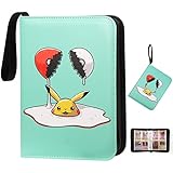 MVKV Álbum de tarjetas coleccionables, álbum de recortes, tarjetas coleccionables, soporte para 480 tarjetas con 60 hojas extraíbles, 4 bolsillos para tarjetas, organizador (estilo 12)