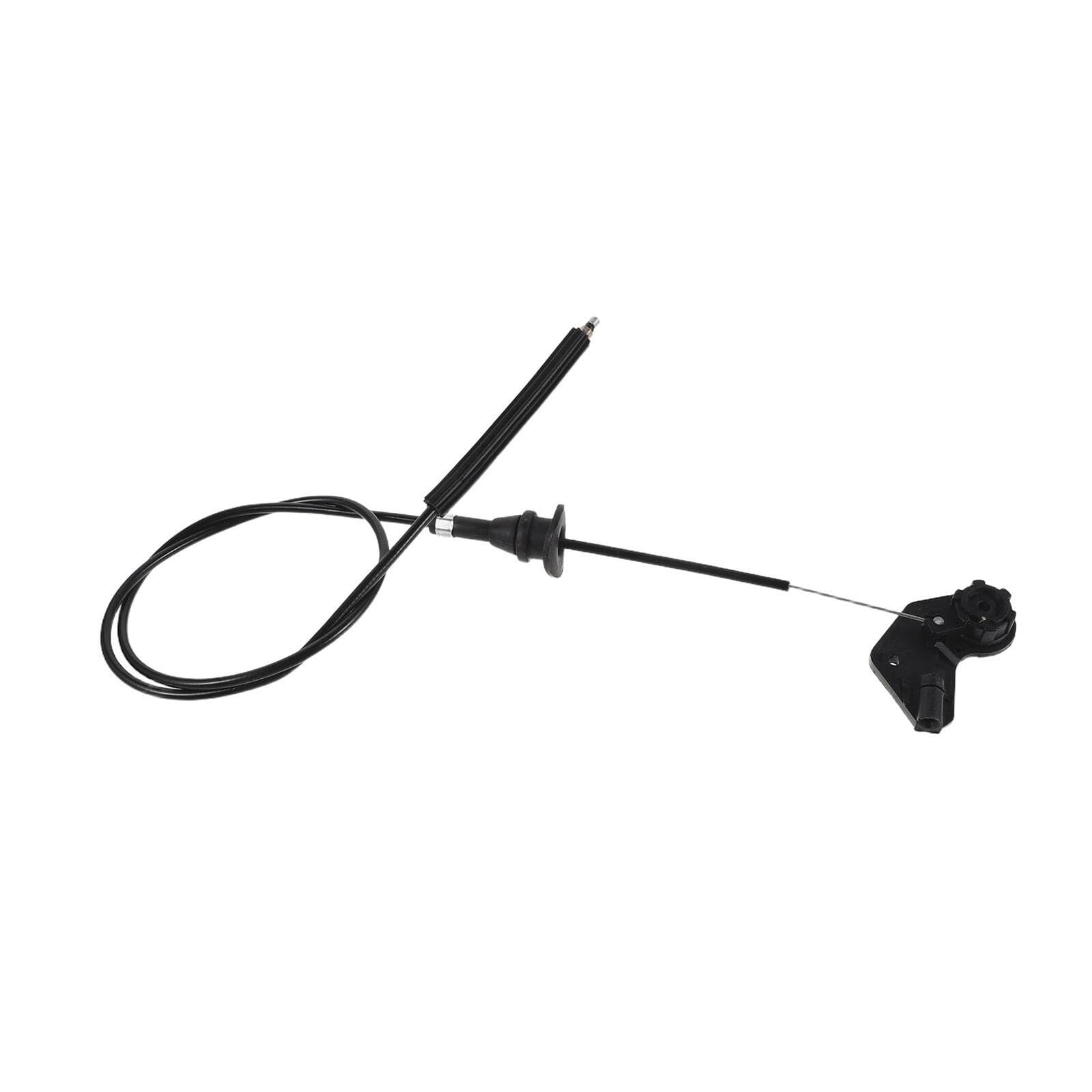 Hood Release Cable with Handle for Front Bonnet Engine Hood Latch Wire Assembly Compatible with Select Cars Automotive Replacement Part