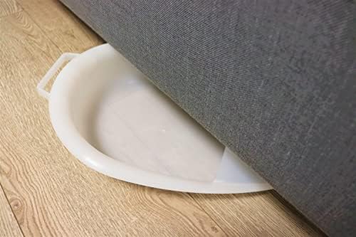 PEPE - Bedpans for Men, Ladies Urinal Bed Pan, Commode Bed Pan for Elderly, Bed Urinal Unisex, Fracture Bedpan, Female Bed Pan with Handle, Portable Bedpan, Male Bedpan White.