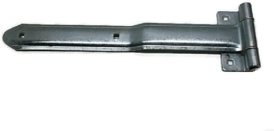 Generic 2 Count 16" Zinc Offset Bent Strap Hinges For Trailer & RV Doors, Rustic Style