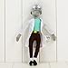 HJYAAA Peluches Peluches Sr.Meeseeks Peluche Sanchez Smith Jerry Summer Poopybutthole Happy Sad Scientist Stuffed Dolls 26Cm
