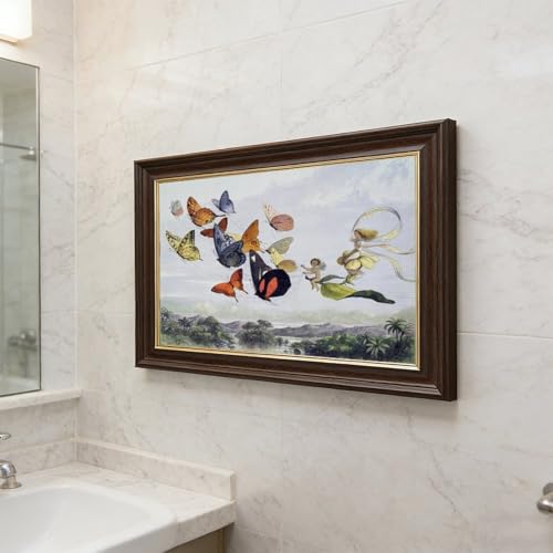 Impressions sur toile fées papillon, décoration murale bureau 30x45cm - 5
