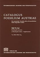Catalogus Fossilium Austriae. Ein Systematisches Verzeichnis Aller... / Brachipodas Mesozoica: Brachipodia Triadica - Supplement 3700130104 Book Cover