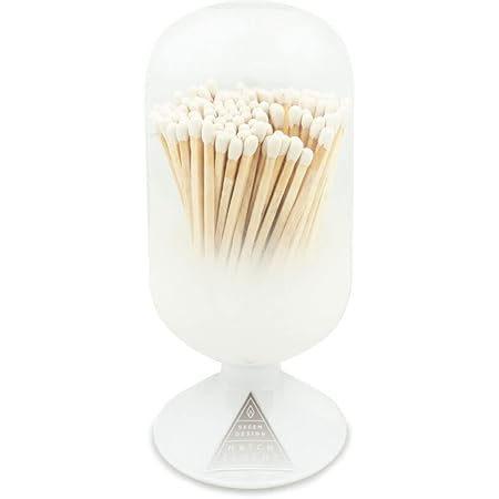 Skeem Design Cloud Cloche with Striker - White - 120 Medium Match Sticks