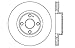 StopTech 128.45061L Sport Cross Drilled Brake Rotor (Front Left), 1 Pack