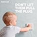 Outlet Cover Box for Child Safety (2 Pack) Duplex & Decorator Electrical Outlet Plates, Concealed Access Buttons, and Spacious Compartment - Jool Baby