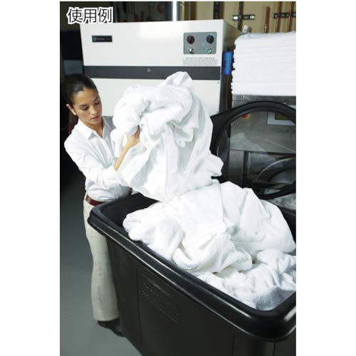 Image of Rubbermaid Commercial Products Bulk Cube Truck with Wheels 14 Cu. Ft. Black Transport up to 500 lb. of Waste /Laundry /Linen /Supply /Packaging Material for Hospital /Hotel /School