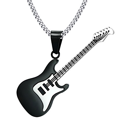 Asma Jewel House Stainless Steel Unique Electric Guitar Instrument Pendant Chain Necklace For Men/Boys (B0CCQPF8BS) Amazon Price History, Amazon Price Tracker