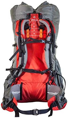 Granite Gear Virga3 55L - Flint/Bright Red Regular Torso #TOP2