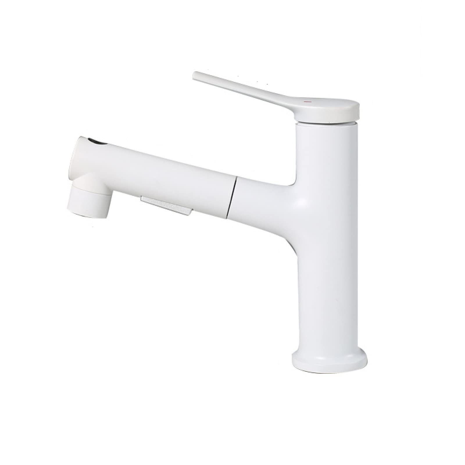 Mitigeur de salle de bain extractible noir à trois modes d'eau pour lavabo moderne