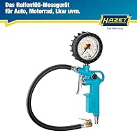 HAZET Reifenfüll-Messgerät 9041-1, 0-12 bar, Messtoleranz 0,3 bar, – Ansicht 2