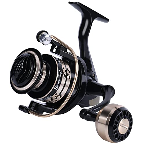 Image of Sougayilang Spinning Reels Light Weight Ultra Smooth Powerful Fishing Reels-Golden-1000