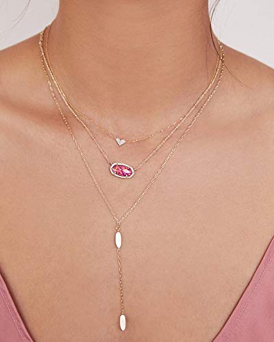 Kendra Scott White Diamond Heart Pendant Necklace In 14K White Gold, Fine Jewelry For Women #TOP3