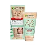 Garnier SkinActive Anti-Age BB Cream, Shade Light, Tinted Moisturiser SPF 15, Softens Fine Lines & Firms Skin, With Hyaluronic Acid, Aloe & Mineral Pigments, 50 ml