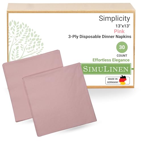 Simulinen 3305030 Napkins Disposable - Dusty Rose/Pink cover