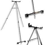 LFS SEA FISHING TRIPOD BEACH ROD STAND FOR 2 SEA FISHING TACKLE RODS REELS 6ft