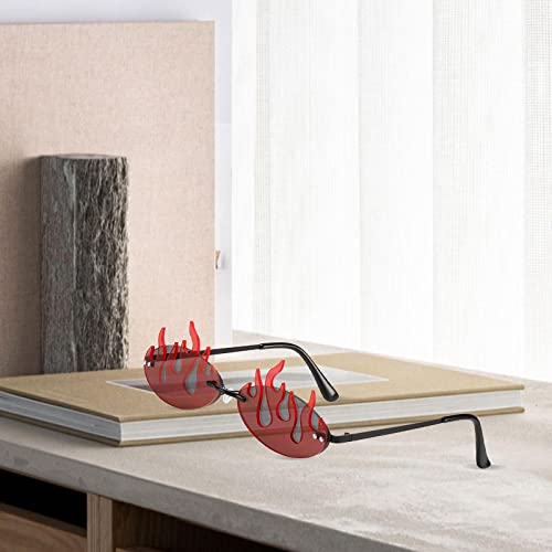 Lunettes de soleil flammes légères sans monture pour éviter la pression nasale - 6