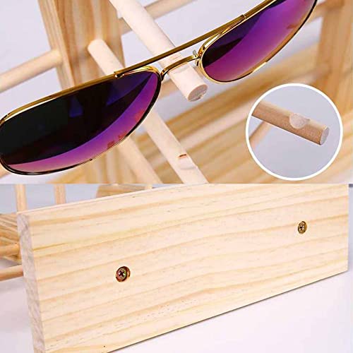 Miniatura 2 de Ctforest Soporte Para Gafas, Soporte Para Gafas, Soporte Para Gafas De Madera, Adecuado Para Presentar Gafas De Sol Y También Para Guardar Gafas Madera