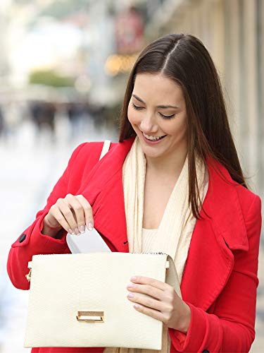 3 Pieces Hard Shell Glasses Eyeglasses Sunglasses Case With Eyeglass Cloth (Light Blue, White, Orange) #TOP5