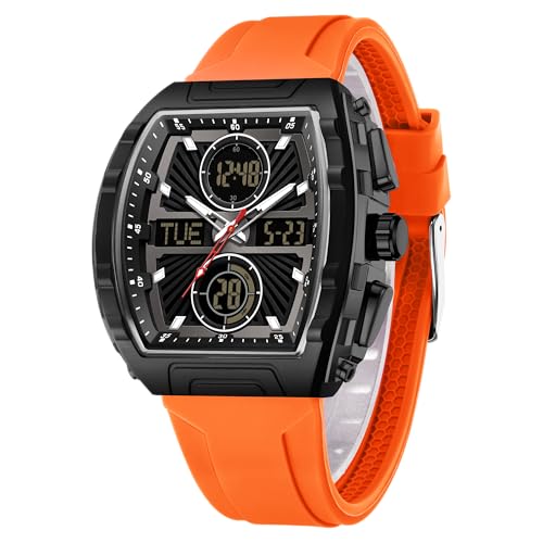 Montre tactique numérique avec alarme et compte à rebours LED