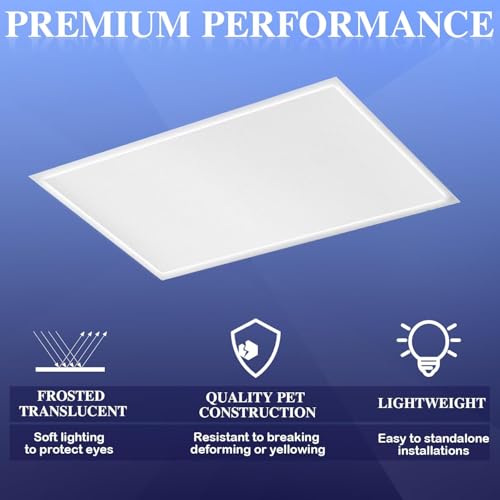 Image of SUNBIRD Lighting Diffuser Sheet White Filter Overhead Lighting Gel Film Smooth Overlay Film for Softening Fluorescent LED Dimming Light Placed in Ceiling Light Cover 50cm x 100cm