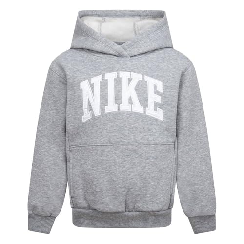 Nike Boys' Logo Hoodie, grey, 4-5 anni