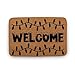 BLUYIG Christmas Light Doormats, Tree, Funny Doormat, Home Decor, Welcome Mat,Indoor Doormat,Front Back Door Mat 17x30 Inch