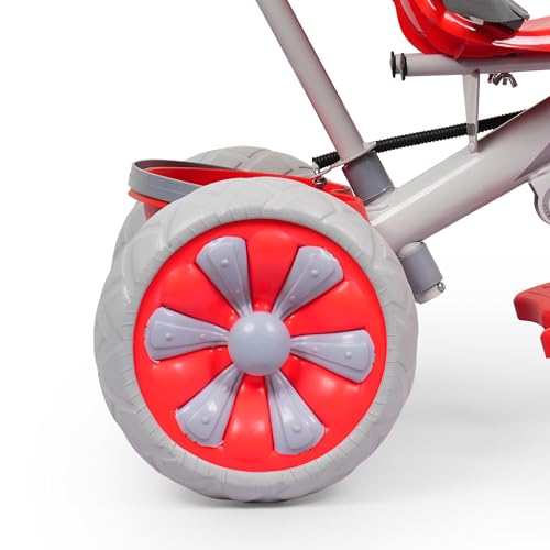 Image of Luusa Emo-G Light & Musical Tricycle for Kids | Baby Tricycle with 3 Adjustable Parental Control for 2 Years to 5 Years for Boys|Girls (Carrying Capacity Upto 30KGS) (RED)