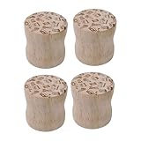 QIXCXAZ Stoffgewichte, Holzstoffgewichte, Schneiderklöppel und Schneidegewichte für professionelle Nähgenauigkeit, Stoffmuster