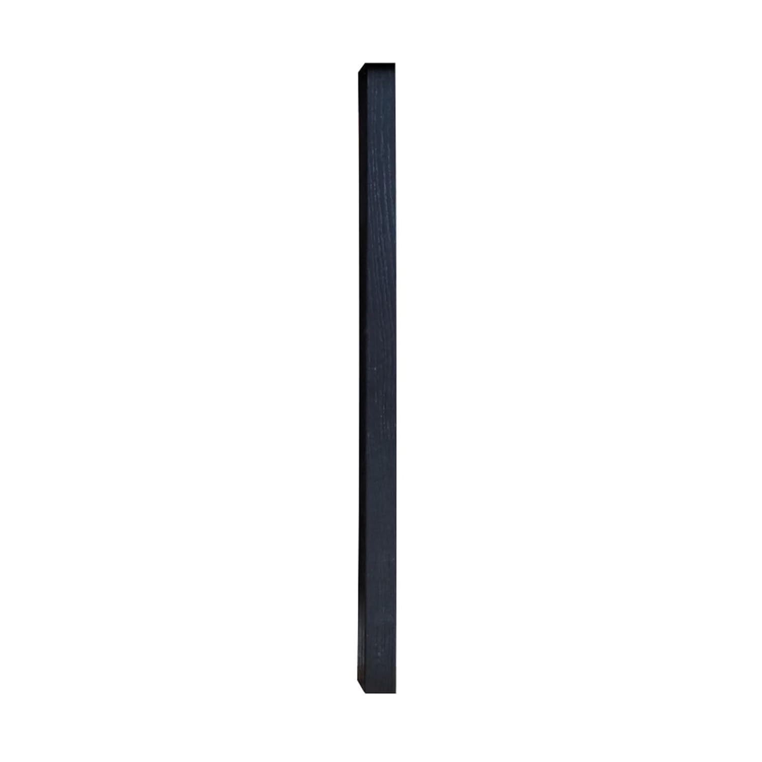 Balaustres 3 Pack Square Wooden Balusters Decorative Staircase Baluster Spindles Modern Deck Railing Handrail Posts for Attic Balcony Villa Steps(Black)