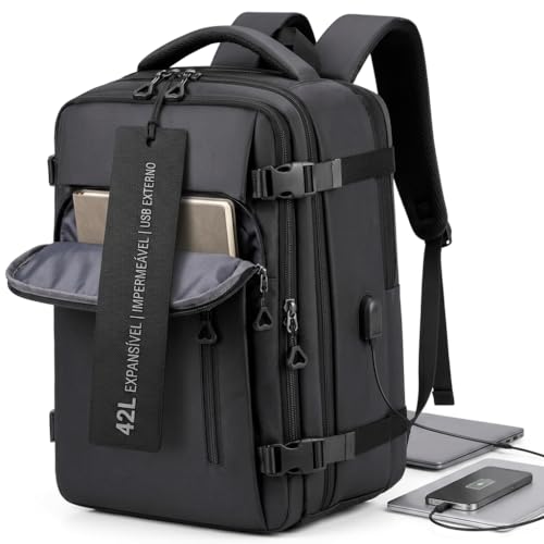 Mochila Executiva Expansível 42L Impermeável
