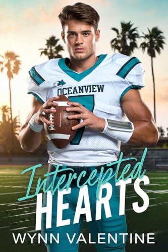 Intercepted Hearts: A Small-Town, Enemies-to-Lovers, Football Romance (In the Red Zone Book 4)