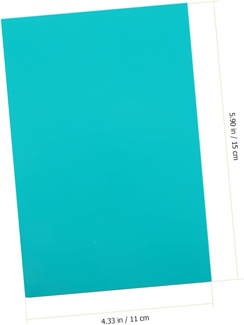 DOITOOL DIY Engraving Sheets for Children 6 Pack Smooth Surface PVC Great for Art Craft Activities