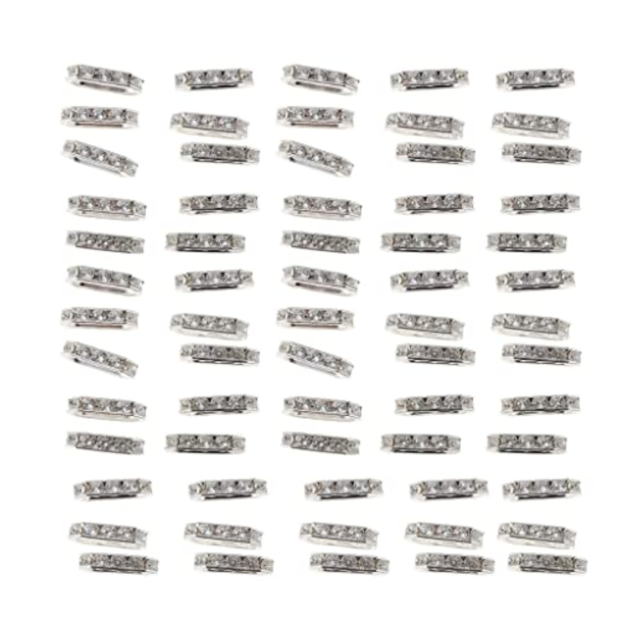 Rhinestone Spacer Beads Bars for Jewelry Connector Crafts