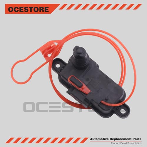 Image of OCESTORE 4L0862153D Fuel Flap Actuator Fuel Tank Door Flap Lock Actuator for Q7 Q3 A7 A6 S7 S6 RS7 RS5 Fuel Flap Door Cap Release Lock Actuator 4L0862153B Fuel Filler Door Opener Actuator 2 Pin