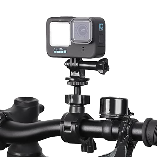 Lupholue Action Camera Mobile Phone Accessories Kit Head Strap Mount Chest Strap Mount Backpack Clip Holder Mount 360° Rotating Bike Mount For Gopro Hero 11, Iphone,Samsung, Session, Xiaomi Yi, Sjcam #TOP3