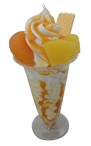 Iwai Sample Super Real Looking Delicious Fruits Parfait, Fake Food, Size : 7.02 x Ø3.12 Inch