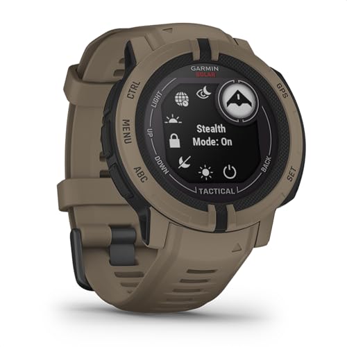 Bild zu Garmin Instinct 2 Solar Tactical – robuste GPS-Smartwatch mit unendlicher Akkulaufzeit im Smartwatch-Modus, Taktische Funktionen, über 40 Sport-Apps, Smart Notifications Pay