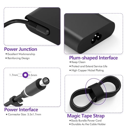 Nieuwe Slim 240W GaN 19.5V 12.31A AC-adapter laptoplader voor Dell Alienware, Dell Precision Laptop Laptop - Afbeelding 6