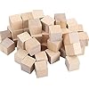 Amazon.com: ZOENHOU 200 PCS 1 Inch Wooden Blocks, Premium Natural Solid ...