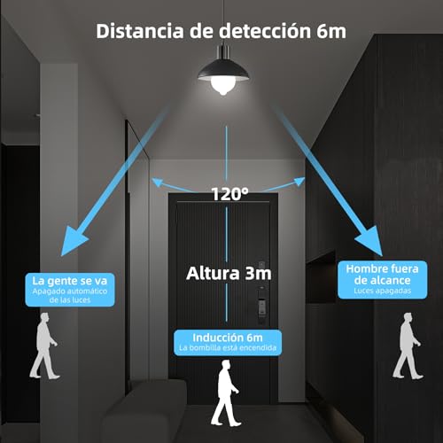 Opiniones de Foco con sensor de movimiento Top 5. 14 Imagen adicional