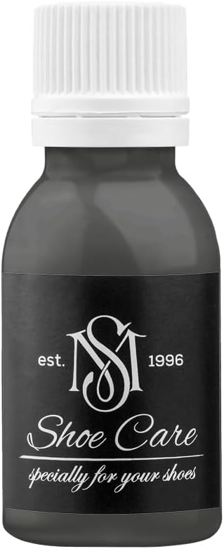 Universal Leather Dye - NCS S 8000-N Charcoal Black - High Coverage Leather Paint for Shoes, Bags, Canvas & Sneakers by MAVI STEP - 0.85 fl oz / 25 ml