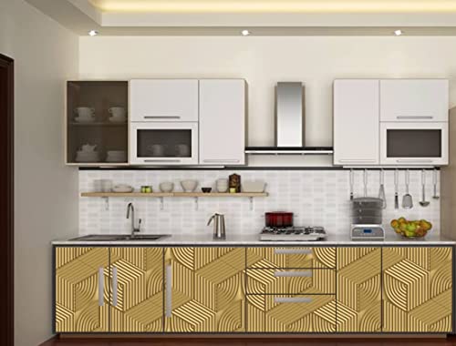 Image of CABANA HOMES PVC Self-Adhesive Wallpaper, 45 x 125 cm (6 sq. ft) Made in India
