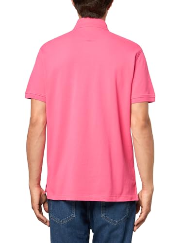 Image of Tommy Hilfiger Men's Short Sleeve Polo Shirts in Classic Fit with Stretch and Organic Pique Cotton