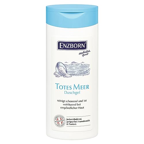 Enzborn Gel de ducha del Mar Muerto | Limpia suavemente y suavemente, alivia el picor, especialmente adecuado para neurodermatitis y psoriasis, 3 x 250 ml